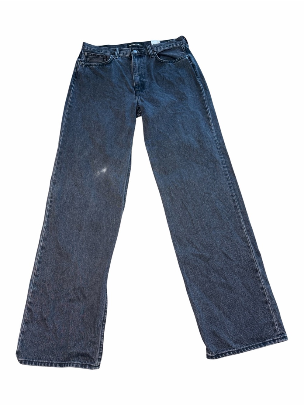 Aritzia Denim Forum The ’90s Iggy Low Rise Baggy Jeans 28 Stained - Picture 3 of 13